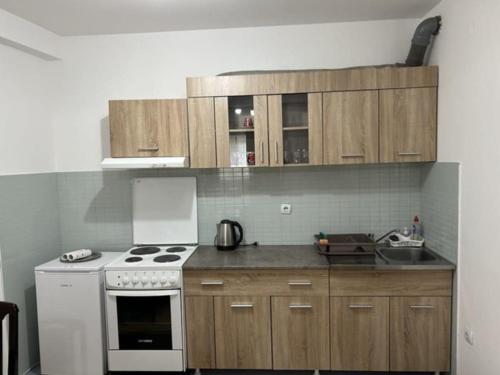 Renome apartmaniにあるキッチンまたは簡易キッチン