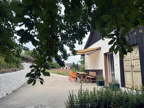 Landskap semula jadi dekat dengan rumah percutian