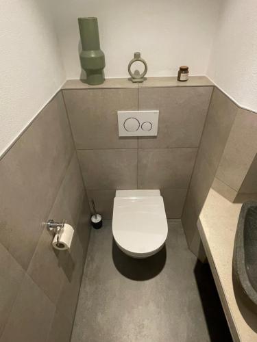 Koupelna v ubytování Ferienwohnung Bad Reichenhall in zentraler Lage mit Bergblick