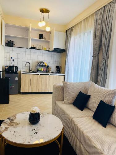 Η κουζίνα ή μικρή κουζίνα στο Spacious-Studio-Apartment
