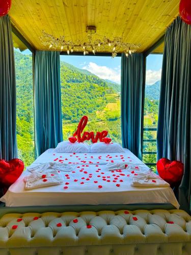 Cama o camas de una habitación en Sunrise merisi