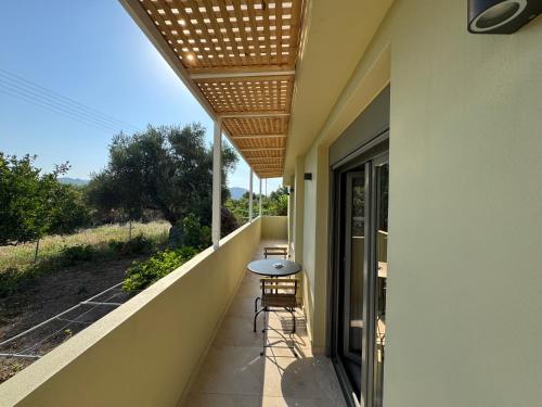 Balkón nebo terasa v ubytování Ammos Little Escape