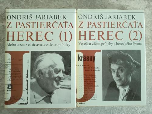 two book covers of a biography of a man at Domček KaMi in Kráľová Lehota