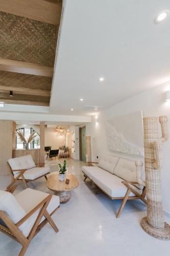 Posezení v ubytování Evexia boutique hotel & Spa