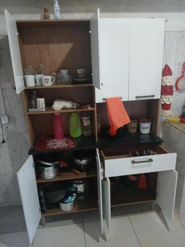 Dapur atau dapur kecil di Casa Cabo Esquadra
