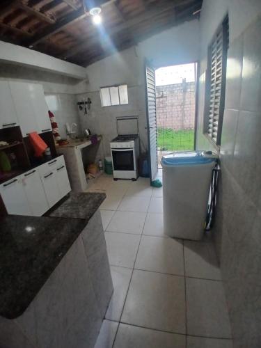 Dapur atau dapur kecil di Casa Cabo Esquadra