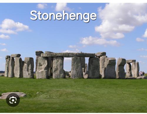 a picture of stonehenge with the words science at Redwood Lodge in Westbury