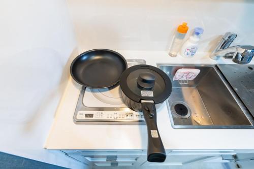 Dapur atau dapur kecil di Shinjuku Stn 12min Max 8ppl 4BD