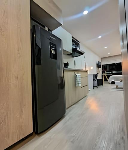 Η κουζίνα ή μικρή κουζίνα στο AH/Loft con Alexa, Parking, Coworking, Usaquén