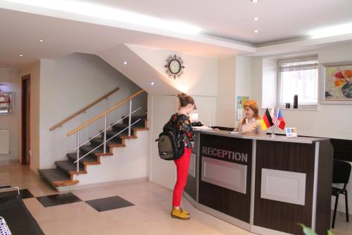 The lobby or reception area at Vake Boutique Hotel