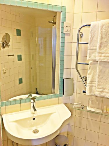 Ένα μπάνιο στο Mora Hotell & Spa