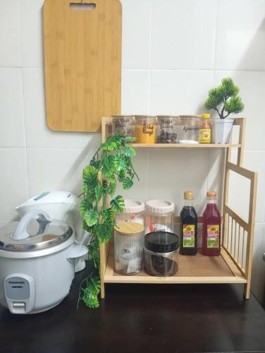 Dapur atau dapur kecil di Auliya Homestay