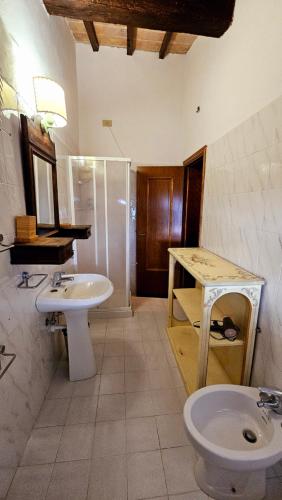 Ένα μπάνιο στο Tenuta Colombaio