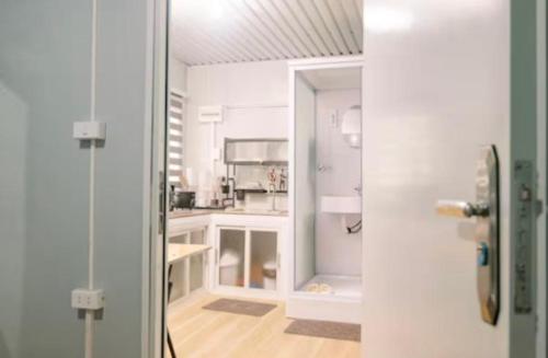 Koupelna v ubytování Casa Castro