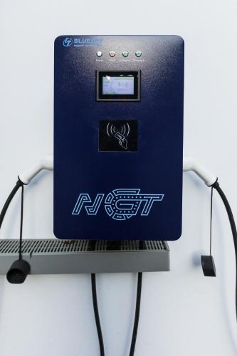a computer monitor sitting on top of a desk at Pensiunea Sibiel in Sibiel