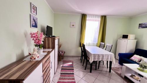 Μια τηλεόραση ή/και κέντρο ψυχαγωγίας στο Apartman San Slunj Rastoke