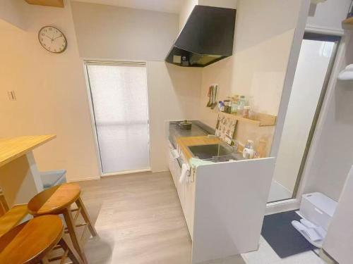 心の宿にあるキッチンまたは簡易キッチン