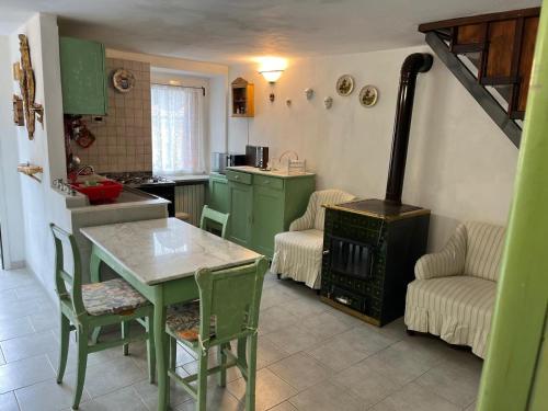 Χώρος καθιστικού στο La corte di Barostro