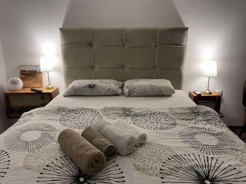 Кровать или кровати в номере Garden Lux Grujić Apartmani