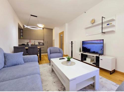 Una cocina o cocineta en Modern and Stylish Getaway