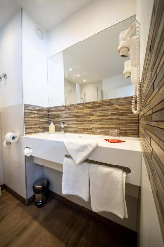 Ένα μπάνιο στο Wohlfühlhotel DER JÄGERHOF