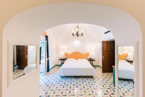 Una cama o camas en una habitación de Hotel Giordano