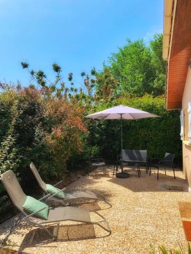 Maison paisible avec jardin, terrasse privée, proche du lac de Sanguinet