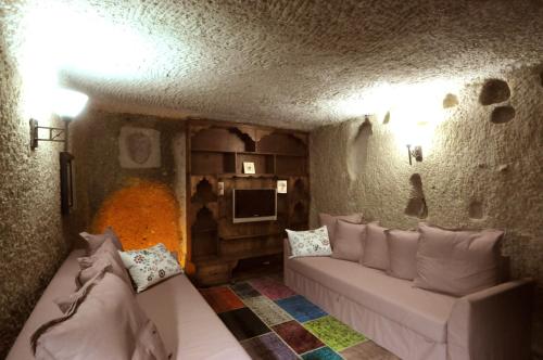 Zona d'estar a Kayhan Cave Villa