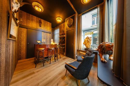Boutique Hotel Goud En Zilverにあるシーティングエリア
