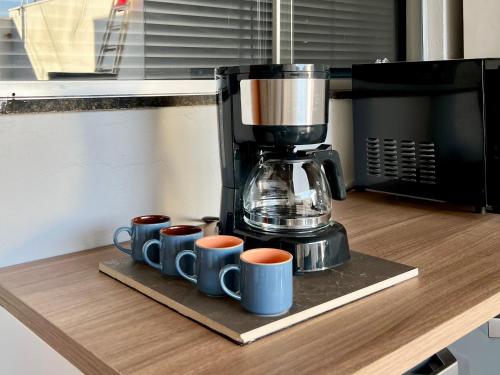 Set per la preparazione di tè e caffè presso Casa do Cerrado