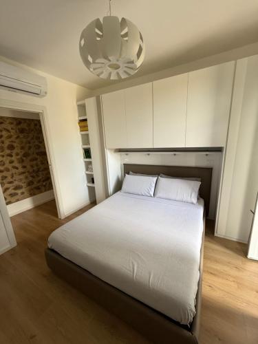 Ένα ή περισσότερα κρεβάτια σε δωμάτιο στο La Casa di Satèn - Appartamento in Franciacorta