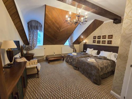 Voodi või voodid majutusasutuse Hotel Rudolf II Karlovy Vary toas