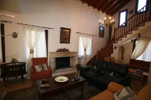 Ruang duduk di Villa Vasa