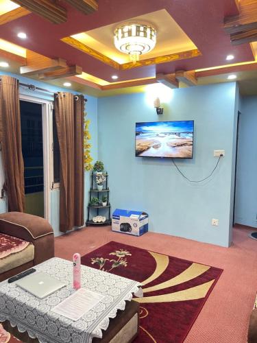 TV i/ili multimedijalni sistem u objektu Mountain view Escape