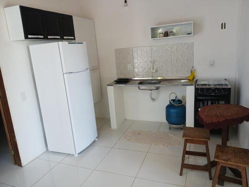 Dapur atau dapur kecil di Atins Casa limão