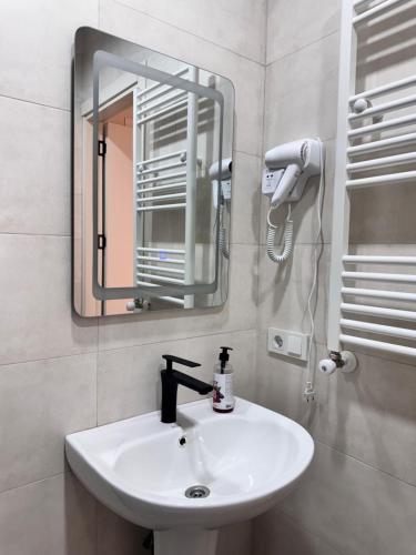 Koupelna v ubytování Randori Rest