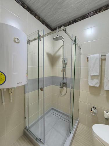 Koupelna v ubytování Zarafshan Grand Hotel city