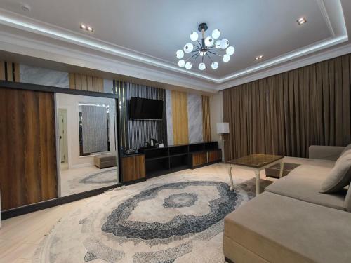 Posezení v ubytování Zarafshan Grand Hotel city