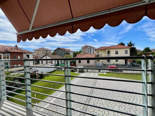 a view from the balcony of a house at Casa Adele in Grugliasco