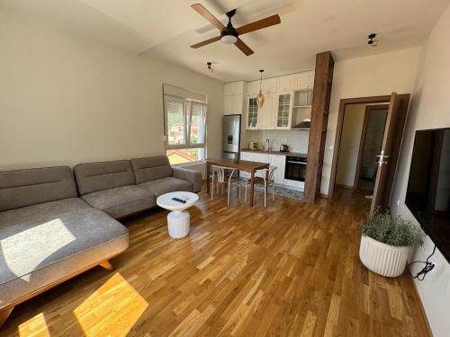 Μια τηλεόραση ή/και κέντρο ψυχαγωγίας στο Comfort Stylish Apartment IVSOLE