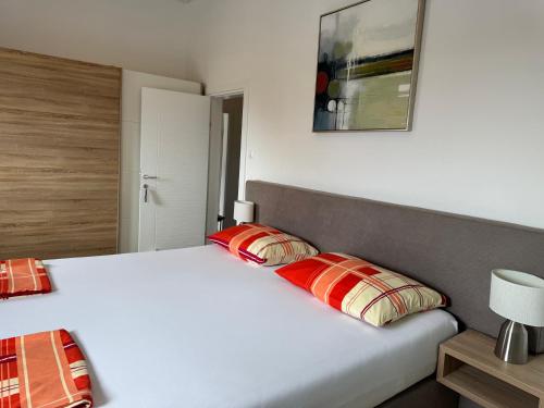 Ένα ή περισσότερα κρεβάτια σε δωμάτιο στο Panorama House