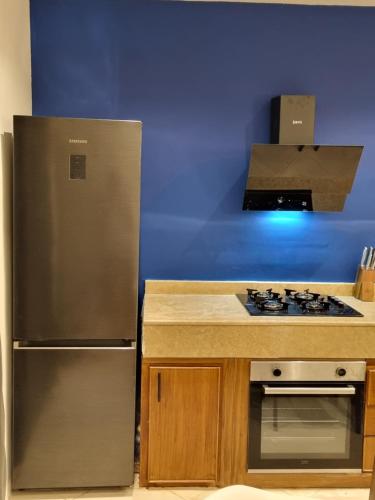 Kuchyň nebo kuchyňský kout v ubytování Entire Luxury Duplex Appart 3Bedroom 2Living Rooms in Top Center