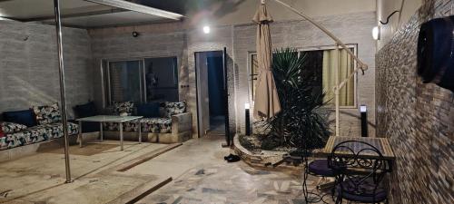 Χώρος καθιστικού στο Villa Saad