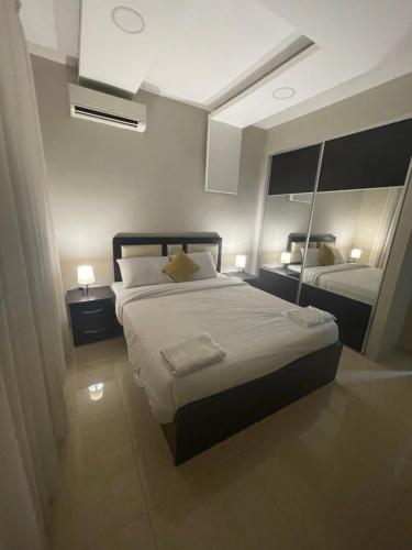 Postel nebo postele na pokoji v ubytování apartment 60m 1bedroom for rent4