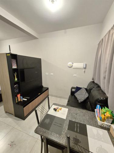 Η κουζίνα ή μικρή κουζίνα στο Residencial Yama - Hospedagens
