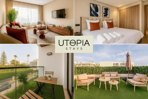 Gambar di galeri bagi Utopia Stays - Appartement Chic & Moderne Face Mer di Casablanca