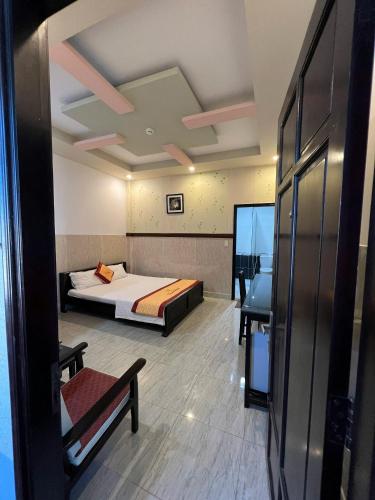 Postel nebo postele na pokoji v ubytování DONA hotel