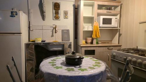 Cuisine ou kitchenette dans l'établissement Hotel Virgen del Carmen - Huaraz
