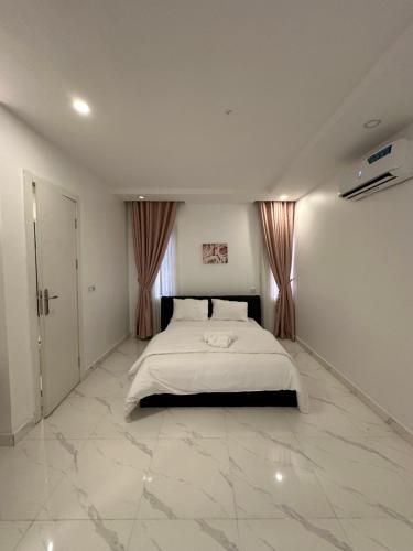 Postel nebo postele na pokoji v ubytování Trendy Suites