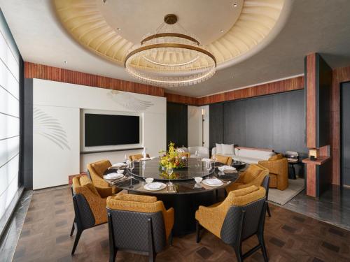InterContinental Changchun High Tech Zone by IHGにあるテレビまたはエンターテインメントセンター